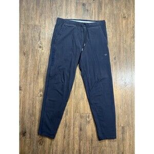 Mack Weldon Ace Sweatpants Men's Medium Blue Elastic Waist Tapered Lounge